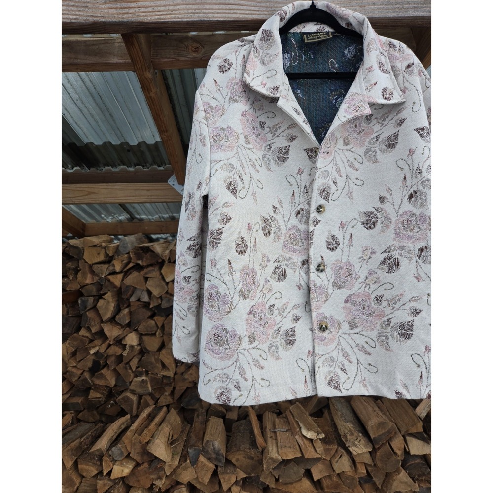 Massive Luxury Edition Mens Tapestry Paisley Jacket  Baroque Unique Quilt Mens L